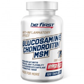 Be First Glucosamine+Chondroitin+MSM Hyper Flex 120&nbsp;таб