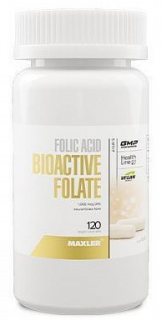 Maxler Folic Acid Bioactive Folate 5-MTHF