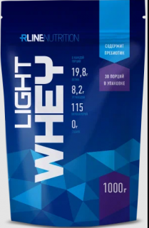 Уценка R-LINE LIGHT WHEY 1000 г Пломбир / 2028-06-30 дырочка заклеена (превью)
