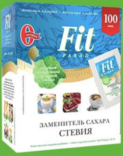 Fit Parad Заменитель сахара №14 на основе эритритола (100 саше в уп) 100&nbsp;г