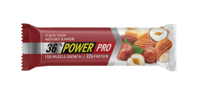 PowerPro Батончик глазированный с орехами 36% протеина (20 шт в уп) 60&nbsp;г