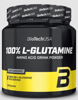 BioTech USA 100% L-Glutamine 240&nbsp;г