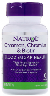 Natrol Cinnamon, Chromium & Biotin