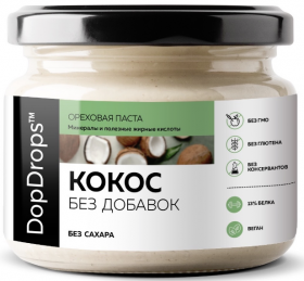 DopDrops Кокосовая паста 250&nbsp;г