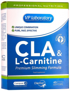 VP Laboratory CLA+L-carnitine 45 капс 01.10.2019