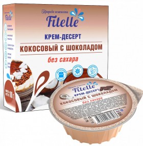 Fit Parad Крем-десерт Кокосовый с шоколадом 100&nbsp;г