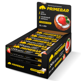 Prime Kraft Батончик с содержанием протеина "PRIMEBAR" (15шт в уп) 40&nbsp;г (превью)
