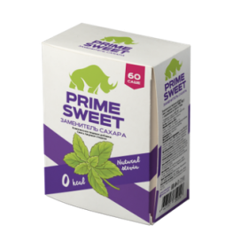 Prime Kraft Смесь пищевая сладкая PRIME SWEETс содержанием экстракта стевии (коробка ) 60&nbsp;г