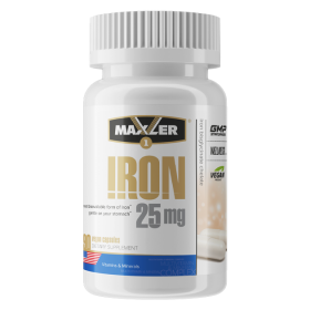 Maxler Iron 25 mg Bisglycinate Chelate 90&nbsp;vegan caps (превью)