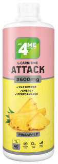 4Me Nutrition L-carnitine + Guarana ATTACK 3600 1000&nbsp;Мл (превью)