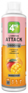 4Me Nutrition L-carnitine + Guarana ATTACK 3600 500&nbsp;Мл