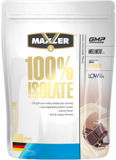 Maxler 100% Isolate (90% protein; low fat/sugar) (bag) 900&nbsp;г