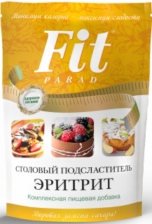 Fit Parad Эритрит (пакет) 400 г дырочка заклеена