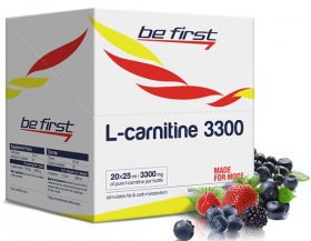Брак Be First L-carnitine 3300 (20 амп Х 25 мл) лесные ягоды небольшой надрыв картоной упаковки