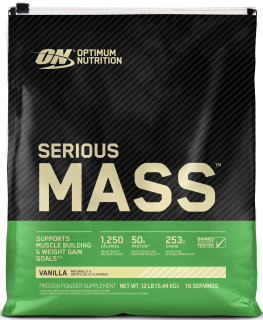 Optimum Nutrition Serious Mass 5455 г Vanilla до 09.24