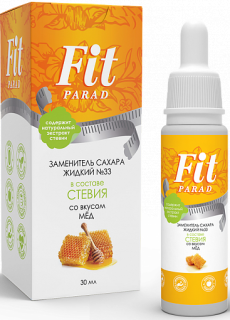 Fit Parad Заменитель сахара "Master shape" жидкий № 33 30&nbsp;Мл