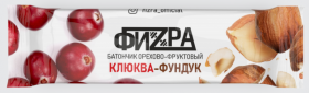 ФиZра Батончик Орехово-Фруктовый (20 шт в уп) 40 г клюква-фундук срок годности до 11.20