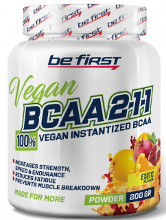 Be First BCAA 2:1:1 VEGAN instantized powder 200&nbsp;г (превью)