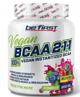 Be First BCAA 2:1:1 VEGAN instantized powder 200&nbsp;г (превью)