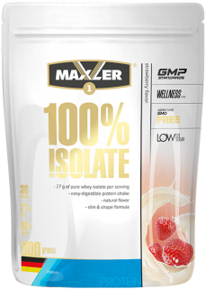 Maxler 100% Isolate (90% protein; low fat/sugar) (bag) 900&nbsp;г