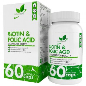 NaturalSupp Biotin + Folic Acid + Omega 3