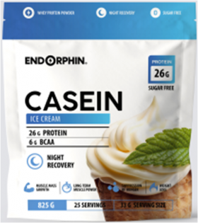 Брак Endorphin Micellar Casein (пакет) 825 г Сливочный пломбир дырочка заклеена