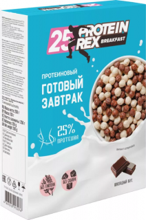 Proteinrex Готовый завтрак с высоким содержанием протеина 25% (4 шт в уп) 250&nbsp;г