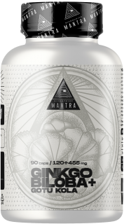 BIOHACKING MANTRA GINKGO-BILOBA 120mg + GOTU KOLA 455mg 90&nbsp;капс