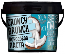 Crunch-Brunch Кокосовая паста 300 г срок годности до 03.09.21