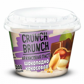 Crunch-Brunch Арахисовая паста 200 г шоколадно-кокосовая срок годности до 18.11.21