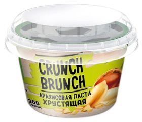 Crunch-Brunch Арахисовая паста 200 г хрустящая срок годности до 13.11.21