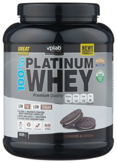 VP Laboratory 100% Platinum Whey 2300 г Печенье и крем срок годности до 11.20