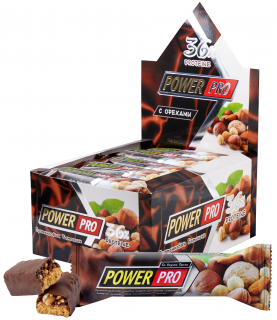 PowerPro Батончик глазированный с орехами "Кешью" (20шт в уп) 60 г до 15.01.25