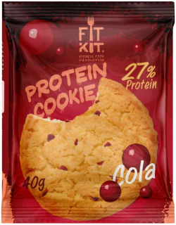 Уценка FITKIT Protein сookie (24 шт в упакове) 40 г Кола до 26.10.23 (превью)