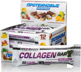 Ironman Батончик "Collagen Bar" (12 шт в уп) 45&nbsp;г