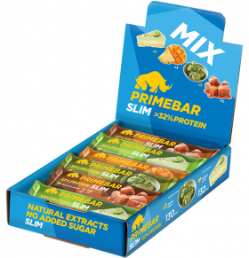 Prime Kraft Протеиновый батончик PRIMEBAR SLIM MIX (12 шт в уп) Упаковка 40&nbsp;г