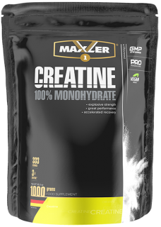 Maxler Creatine (bag) 1000 г дырочка заклеена