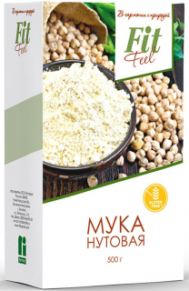 Fit Parad Мука нутовая (коробка) 500 г срок годности до 10.02.21