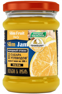 SlimFruit Низкокалорийный джем "Slim Jam" без сахара 250&nbsp;Мл