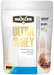 Maxler Ultra Whey (bag) 900 г Milk Chocolate грязный пакет