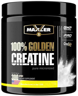Уценка Maxler 100% Golden Micronized Creatine (can) 300 г мятая товарная этикета