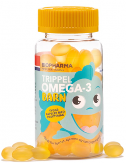 Biopharma Trippel Omega-3 Barn для детей 120&nbsp;капс