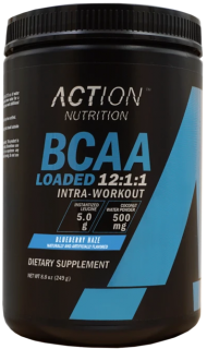 ACTION NUTRITION BCAA Loaded 249 г Черничная дымка срок годности до 07.21