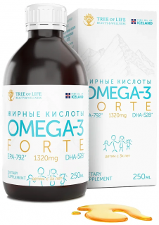 Tree of Life Omega-3 forte 250&nbsp;Мл