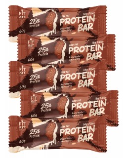 FITKIT Protein BAR (20шт в уп) Упаковка 60 г Шоколад-фундук (hazelnut chocolate) до 12.08.24