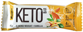 Bombbar CHIKALAB Батончик Кето (24 шт в уп) Упаковка 40 г миндальная нуга ваниль до 12.11.24