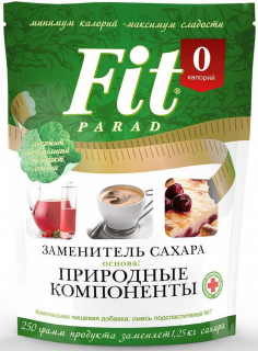 Fit Parad Заменители сахара на основе эритрита и стевии № 7 (дойпак) 250&nbsp;г (превью)