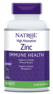 Natrol Zinc Chew V2 60&nbsp;таб