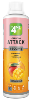 4Me Nutrition L-carnitine + Guarana ATTACK 3600 500&nbsp;Мл (превью)