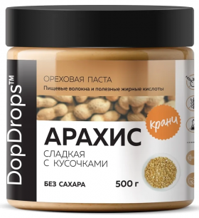 DopDrops Арахисовая паста 500&nbsp;г